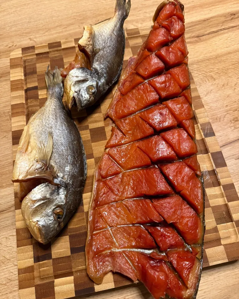 Fisch in Bernsteinfarbe