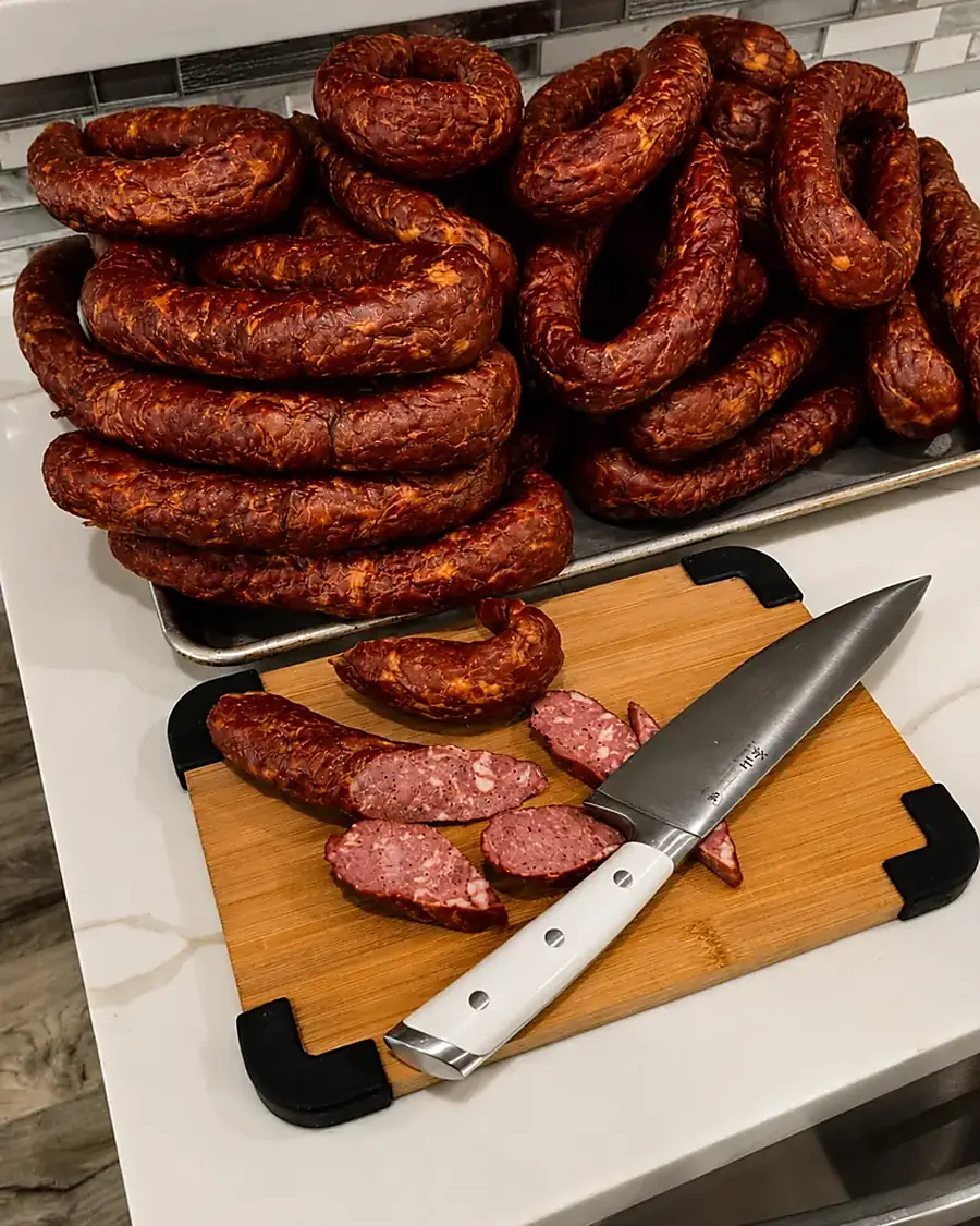 Hausgemachte Würstchen