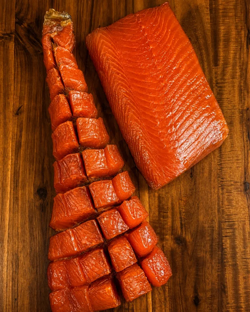 Kaltgeräucherter Lachs
