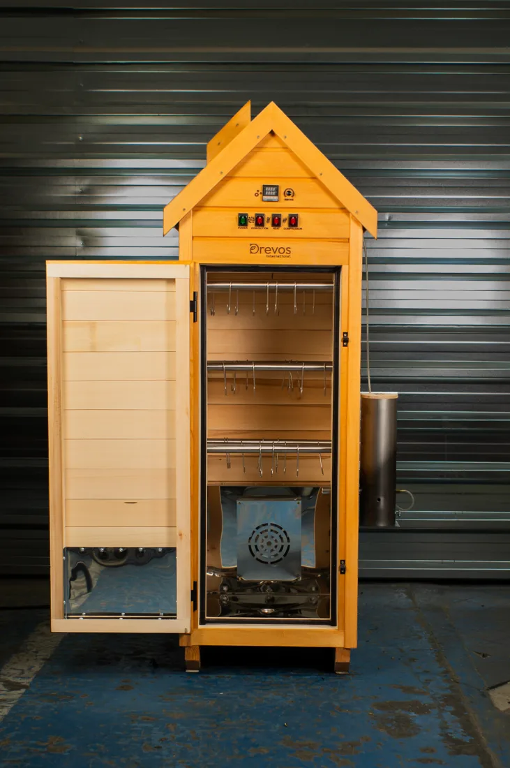 Innenraum und Rauchgenerator