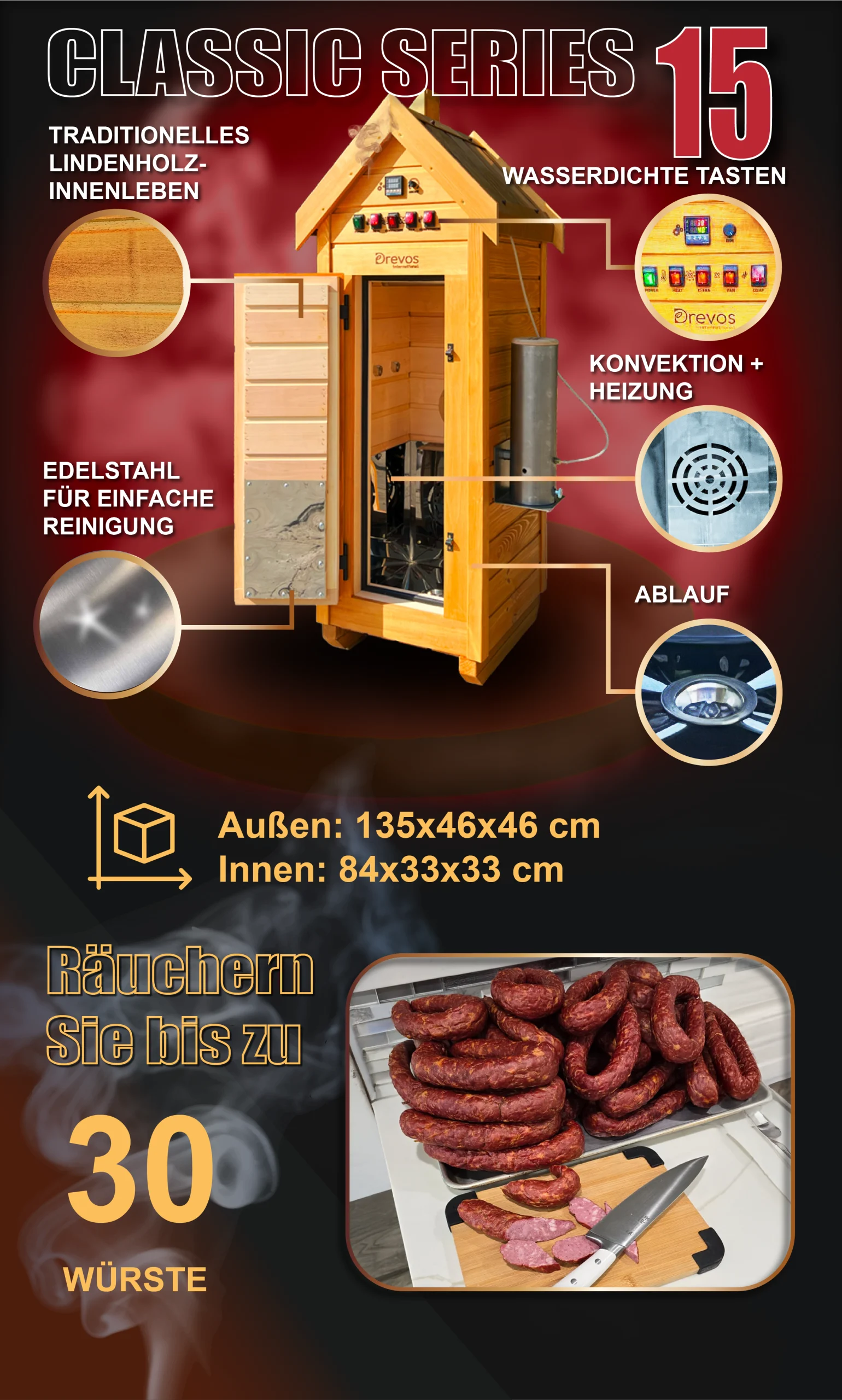 Räucherkammer Classic 15 14
