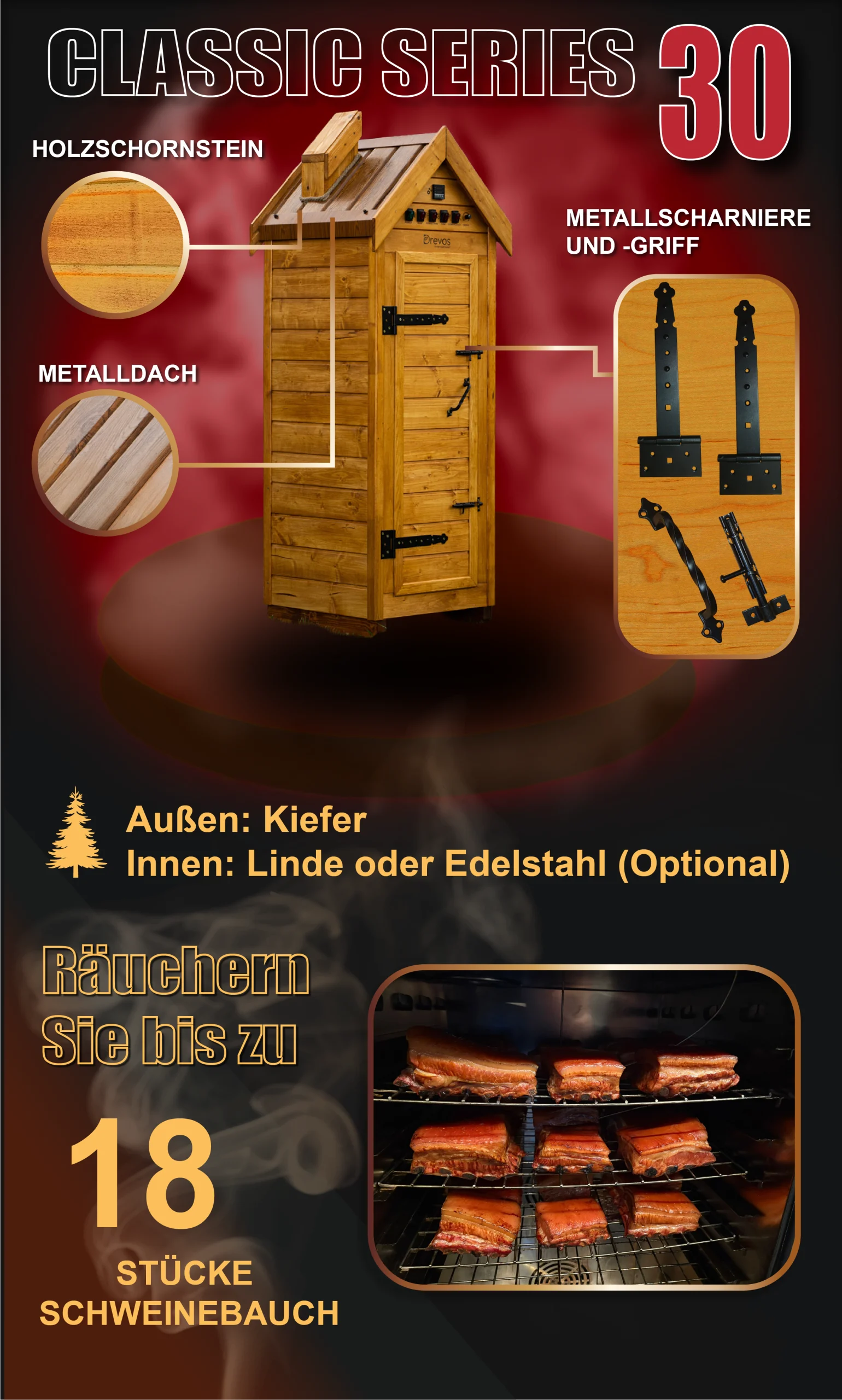 Räucherkammer Classic 30 16
