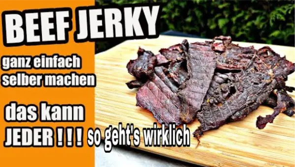 Räuchern von Trockenfleisch